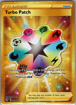 Turbo Patch (Secret) 200/189 SWSH03: Darkness Ablaze - Pokemon Card - NM - Image 1