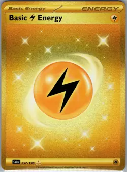 Basic Lightning Energy 257/198 Scarlet & Violet Base Set - Pokemon Card - NM - Image 1