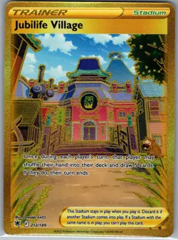 Jubilife Village 212/189 SWSH10: Astral Radiance - Pokemon Card - NM - Image 1
