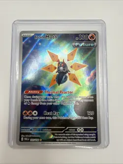 Iron Moth 187/182 Illustration Rare NM Paradox Rift Pokemon Card - Image 5