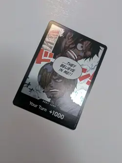 One Piece - DON!! Card (Alternate Art Foil) - A Fist of Divine Speed (OP11) NM/M - Image 2