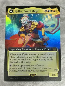 Kefka, Court Mage (Extended Art) Final Fantasy FOIL MTG FIN - Image 1
