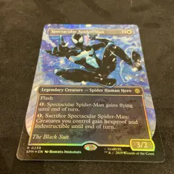 Spectacular Spider-Man #235 (Borderless) (Textured Foil) “The Black Suit” MTGSPM - Image 4