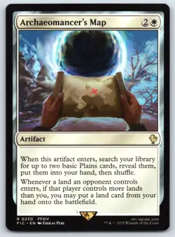 Archaeomancer's Map - Commander: FINAL FANTASY - MTG - Near Mint - Image 1