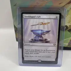 Steelshaper's Gift R0059 Regular Commander Masters Magic the Gathering NM - Image 1