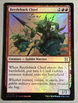 MTG / Beetleback Chief / EMA / #119 / FOIL / Uncommon / LP - Image 1