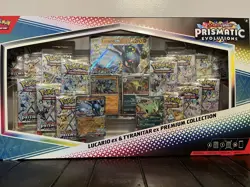 Pokemon S&V Prismatic Evolutions Lucario Ex & Tyranitar Ex Premium Collections - Image 2