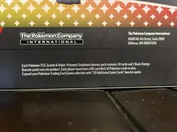 Pokemon S&V Prismatic Evolutions Lucario Ex & Tyranitar Ex Premium Collections - Image 3