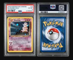 SLOWKING HOLO 14/82 - NEO GENISIS POKEMON - FRESH SLAB PSA 6 EXCELLENT - MINT - Image 4