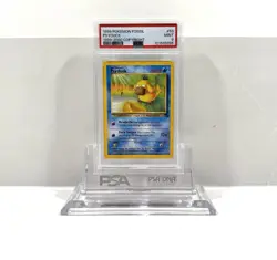 PSYDUCK 53/62 - FOSSIL 1999-2000 POKEMON - FRESH SLAB - POP 40 - PSA 9 MINT - Image 1