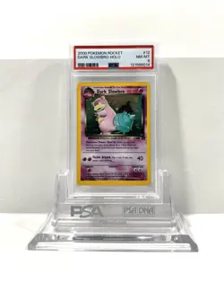 DARK SLOWBRO HOLO 12/82 - TEAM ROCKET POKEMON - FRESH SLAB PSA 8 NM - MINT - Image 1