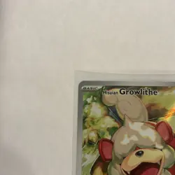 Perrins Hisuian Growlithe 181/167 TWM Rare NM Pokemon TCG Full Art - Image 2