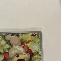 Perrins Hisuian Growlithe 181/167 TWM Rare NM Pokemon TCG Full Art - Image 3