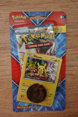 Pokemon XY Breakpoint Blister Pack With PIKACHU XY95 Promo - Factory Sealed - Image 1
