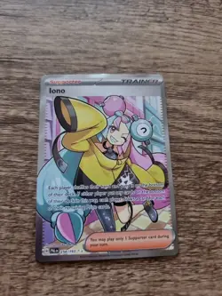 Pokemon TCG Iono Scarlet & Violet - Paldea Evolved 254/193 Holo Ultra Rare - Image 1