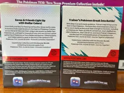 Pokemon TCG 2x Booster Bundle (Prismatic, Journey) + Tera Team EX Collection Box - Image 2