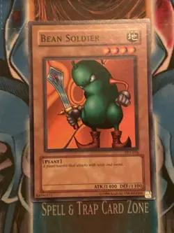 2002 Yugioh Tournament Pack: 1st Season Common TP1-018 Bean Soldier NM - Image 1