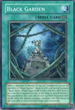 Yu-Gi-Oh! Black Garden Unlimited CSOC-EN048 Super Rare LP/MP x1 - Image 1