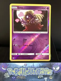 Pokemon Card Jynx 30/68 Hidden Fates Reverse Holo Rare Near Mint - Image 1