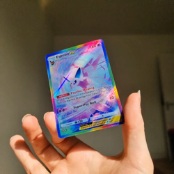 Espeon ex Pokemon Pocket Custom Card TCG Holo Wisdom of Sea and Sky Holographic - Image 2