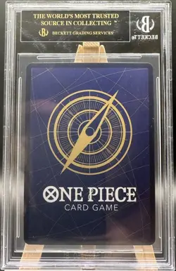 2023 OP05 OP01016 Nami Black Label Rare One Piece CCG Card BGS 10 Pristine - Image 2