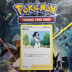 Doctor Pokemon Card Chilling Reign Sword & Shield Pokemon TCG 134/198 NM-MT+ - Image 1