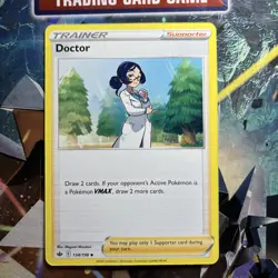Doctor Pokemon Card Chilling Reign Sword & Shield Pokemon TCG 134/198 NM-MT+ - Image 2
