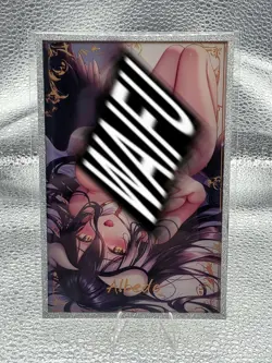 A6 Size Siwen Wave 3 Albedo Overlord Manga Anime Waifu Hentai Card - Image 1