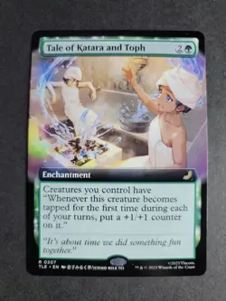 Tale of Katara and Toph (Extended Art) Rare MTG Avatar Eternal - Image 1