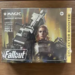MTG Magic The Gathering Fallout English Omega Collector Booster x1 NEW SEALED - Image 1