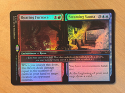 MTG Magic the Gathering Roaring Furnace/Steaming Sauna Foil Duskmourn - Image 1