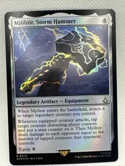 MTG - NM - Mjolnir, Storm Hammer Universes Beyond: Assassin's Creed Foil - Image 1