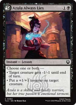 Azula Always Lies Avatar: The Last Airbender 84 Foil NM - Image 1