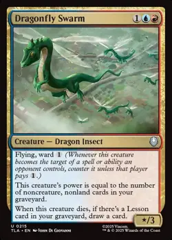 Dragonfly Swarm Avatar: The Last Airbender 215 Foil NM - Image 1