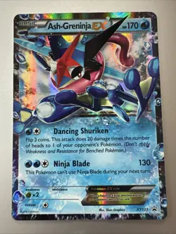 Pokemon TCG Ash-Greninja EX XY133 Blackstar Promo 2016 - Image 1