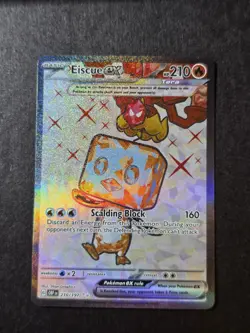 Eiscue ex 210/197 Obsidian Flames Full Art Ultra Rare Holo Pokemon TCG 2023 NM - Image 1