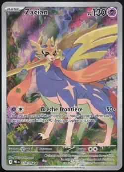 Carte Pokemon Zacian 100/094 Flammes Fantasmagoriques Francais - Image 1