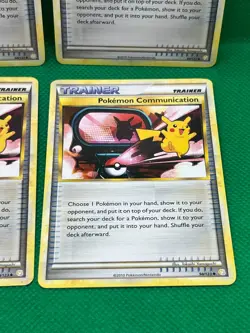 Pokemon Tcg Pokemon Communication 98/123 HeartGold SoulSilver Non Holo x4 - Image 5