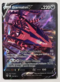 Pokemon TCG Eternatus V 116/189 Darkness Ablaze 2020 NM - Image 2