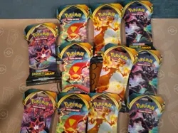 pokemon tcg sword and shield darkness ablaze lot of 14 booster packs - Image 4