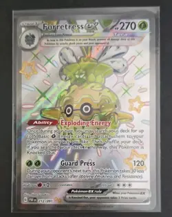 Forretress ex - 212/091 - SV: Paldean Fates - Pokemon TCG - NM - HOLO - Image 1
