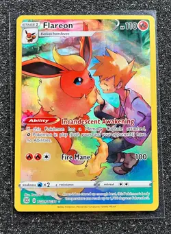 Flareon SWSH09: Brilliant Stars Trainer Gallery TG01/TG30 Pokemon TCG - Image 1