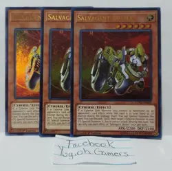 YUGIOH SALVAGE DRIVER X3 ULTRA LIGHT PLAYED - Image 1