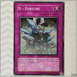 D - Fortune - LODT-EN066 - Common Unlimited Yugioh - Image 1