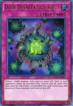 Yu-Gi-Oh! Deck Devastation Virus 1st Ed. LCKC-EN047 Ultra Rare NM/LP x1 - Image 1