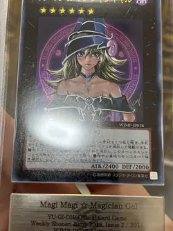 YuGiOh Card Magi Magi ☆ Magician Gal Ultra Rare WJMP-JP018 ARS 10 GEM MINT - Image 4