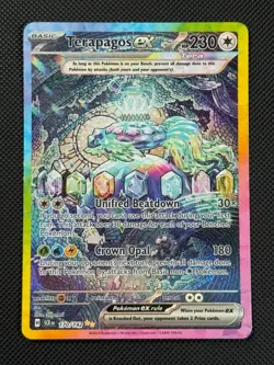 Terapagos ex 170/142 HOLO Pokemon Card S&V Stella Crown Holo Rare - Image 1