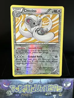 Pokemon Card Cinccino 105/113 Legendary Treasures Reverse Holo Rare NM - Image 1