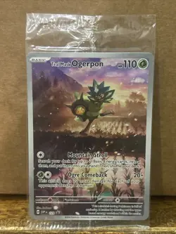 Teal Mask Ogerpon SVP 123 SV: Scarlet & Violet Promo Cards - Pokemon Card - NM - Image 1