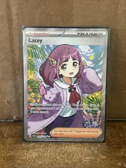 Lacey - 166/142 - Stellar Crown - Scarlet & Violet - Pokemon Card TCG - NM/M - Image 1